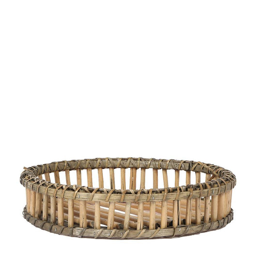 Kolibri Home | Decoratieschaal - Rond Willow dienblad Ø30cm